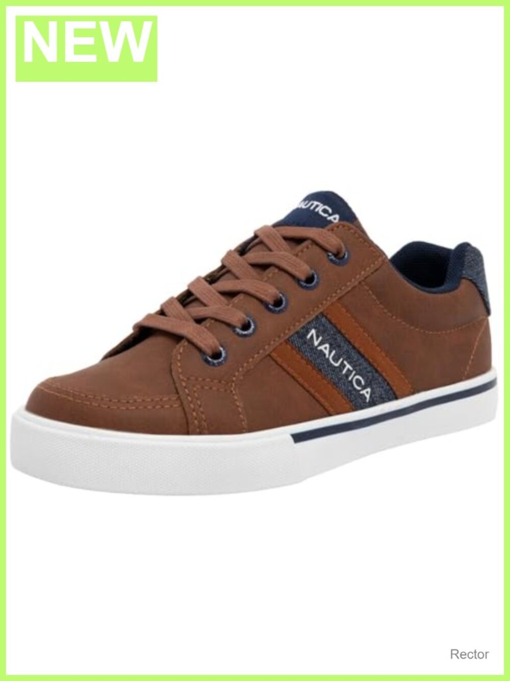 Lace-Up Fashion Sneakers Low-Top Athletic Dress Shoes Faux Leather Rubber Sole